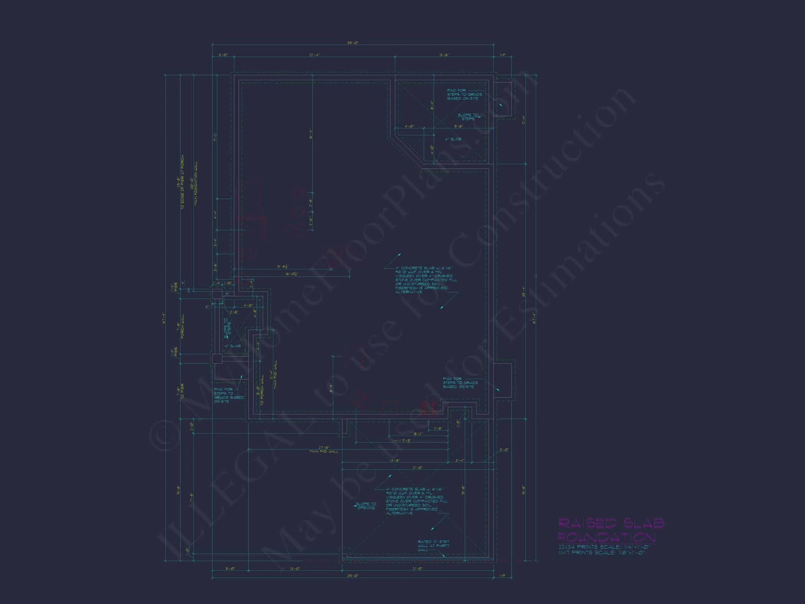 11-1314 DUPLEX PLAN-New American House Plan - 3-Bed, 2.5-Bath, 2,300 SF 7 Modern 1.5-Story Duplex House Plan with CAD Designs & Vaulted Living Spaces