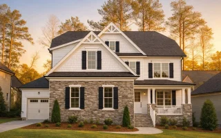 Plan  14-2157 - Chestnut Bluff Retreat  | Modern Farmhouse - 4-Bed, 6-Bath, 3,069 SF