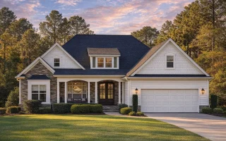 Plan  16-1419 - The Torres Farmhouse  | New American - 3-Bed, 2-Bath, 2,082 SF