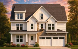 Plan  11-1368 - Giddings | Modern  Farmhouse - 4-Bed, 3-Bath, 3,169 SF