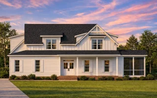 Plan  20-1341 - The Sanchez Cottage  | Modern Farmhouse - 3-Bed, 3.5-Bath, 2,834 SF