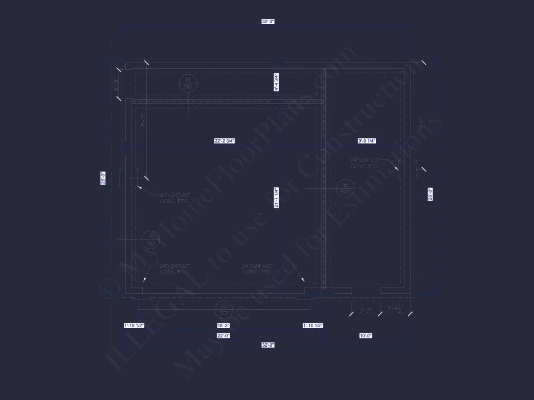 Modern Garage Home Plan with Heated Gym & Workshop