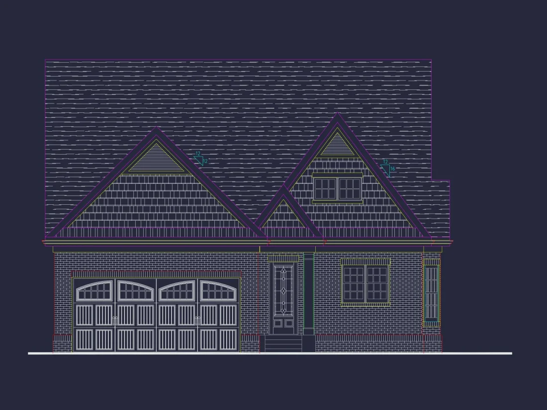 Traditional Craftsman Home Plan with Vaulted Ceilings & Open Floor Layout