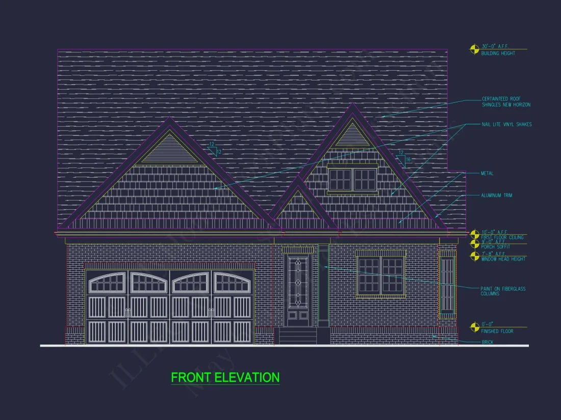Traditional Craftsman Home Plan with Vaulted Ceilings & Open Floor Layout