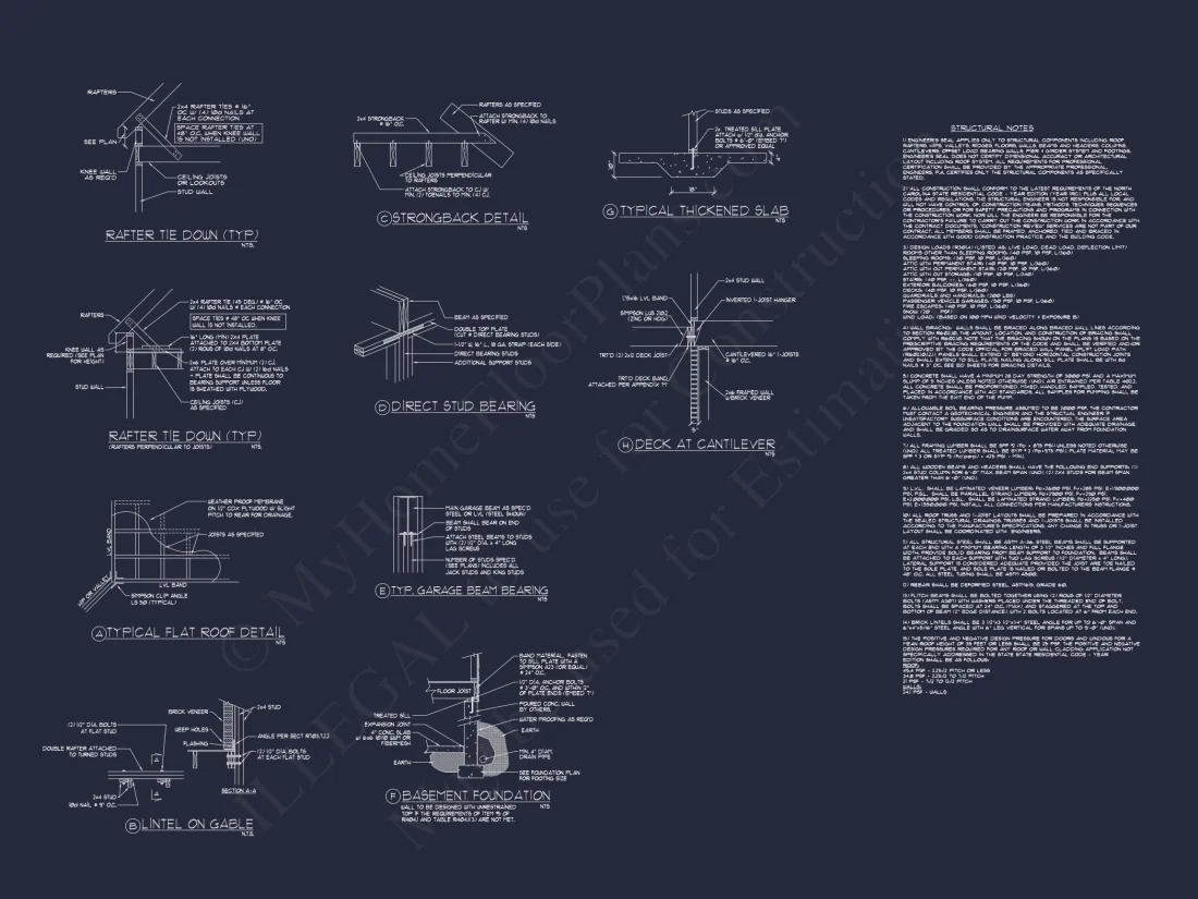 Elegant Traditional House Plan with 2 Stories & Open Floor Blueprint