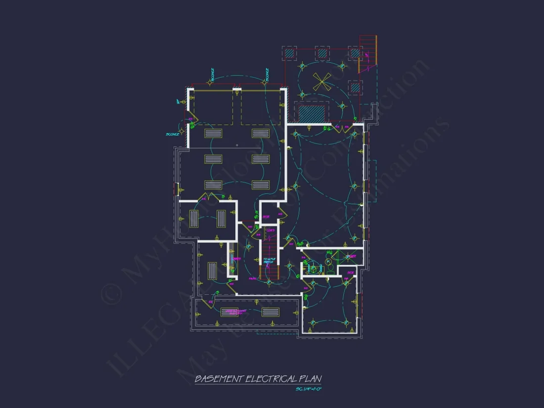 Elegant Traditional House Plan with 2 Stories & Open Floor Blueprint