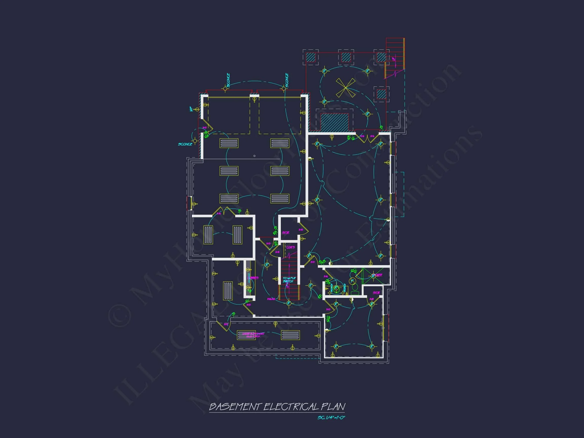 9-1382 HOUSE PLAN - American Cottage Home Plan - 4-Bed, 4-Bath, 2850 SF 14 Elegant Traditional House Plan with 2 Stories & Open Floor Blueprint