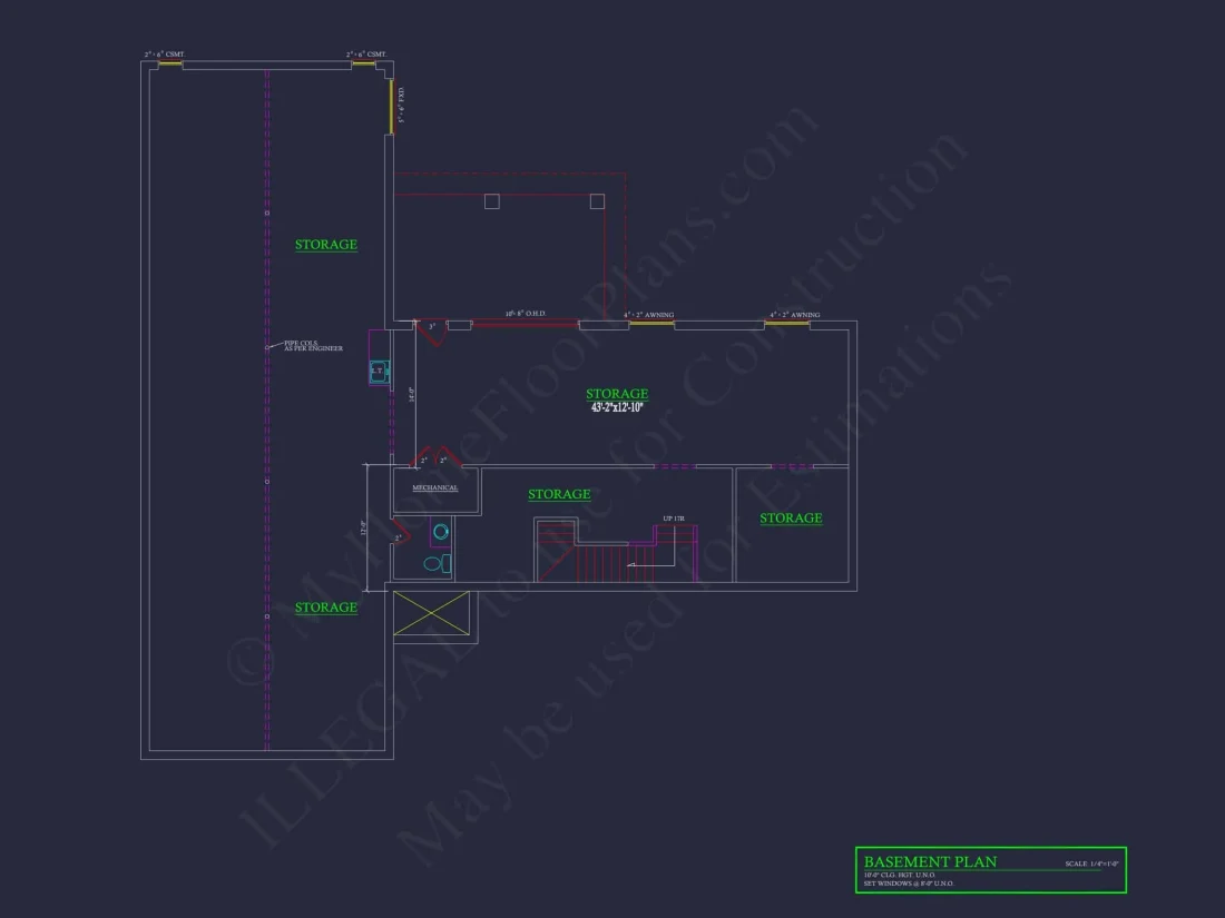Contemporary 2-Story House Plan with Balcony, Basement & Open Layout