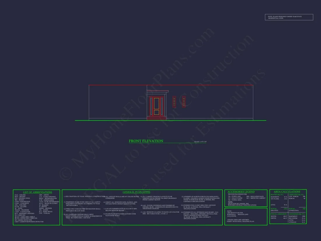 Contemporary 2-Story House Plan with Balcony, Basement & Open Layout