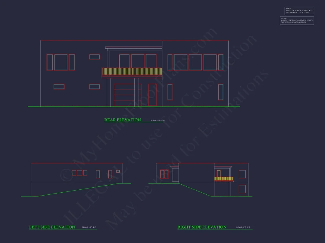 Contemporary 2-Story House Plan with Balcony, Basement & Open Layout