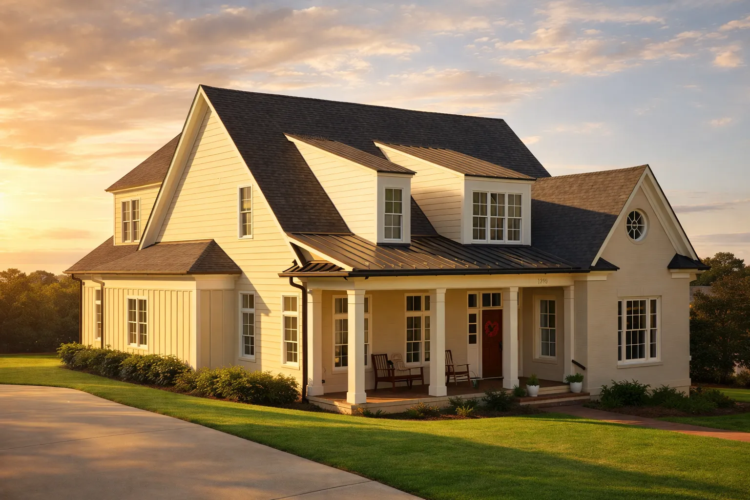 American Cottage Home Plan - 4-Bed, 4-Bath, 2850 SF