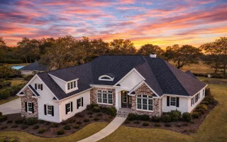 Plan  15-1009 - Alder Grove Manor |  New American - 3-Bed, 4.5-Bath, 3,963 SF