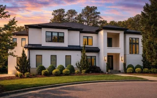 Plan  15-1110 - Linden Brook Manor |  Modern Traditional - 4-Bed, 6-Bath, 6,651 SF
