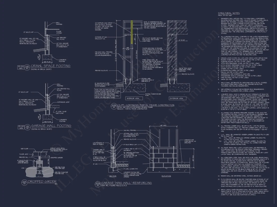 Craftsman Home Plan with 3 Bedrooms, Open Floor Layout, and CAD Blueprint Designs