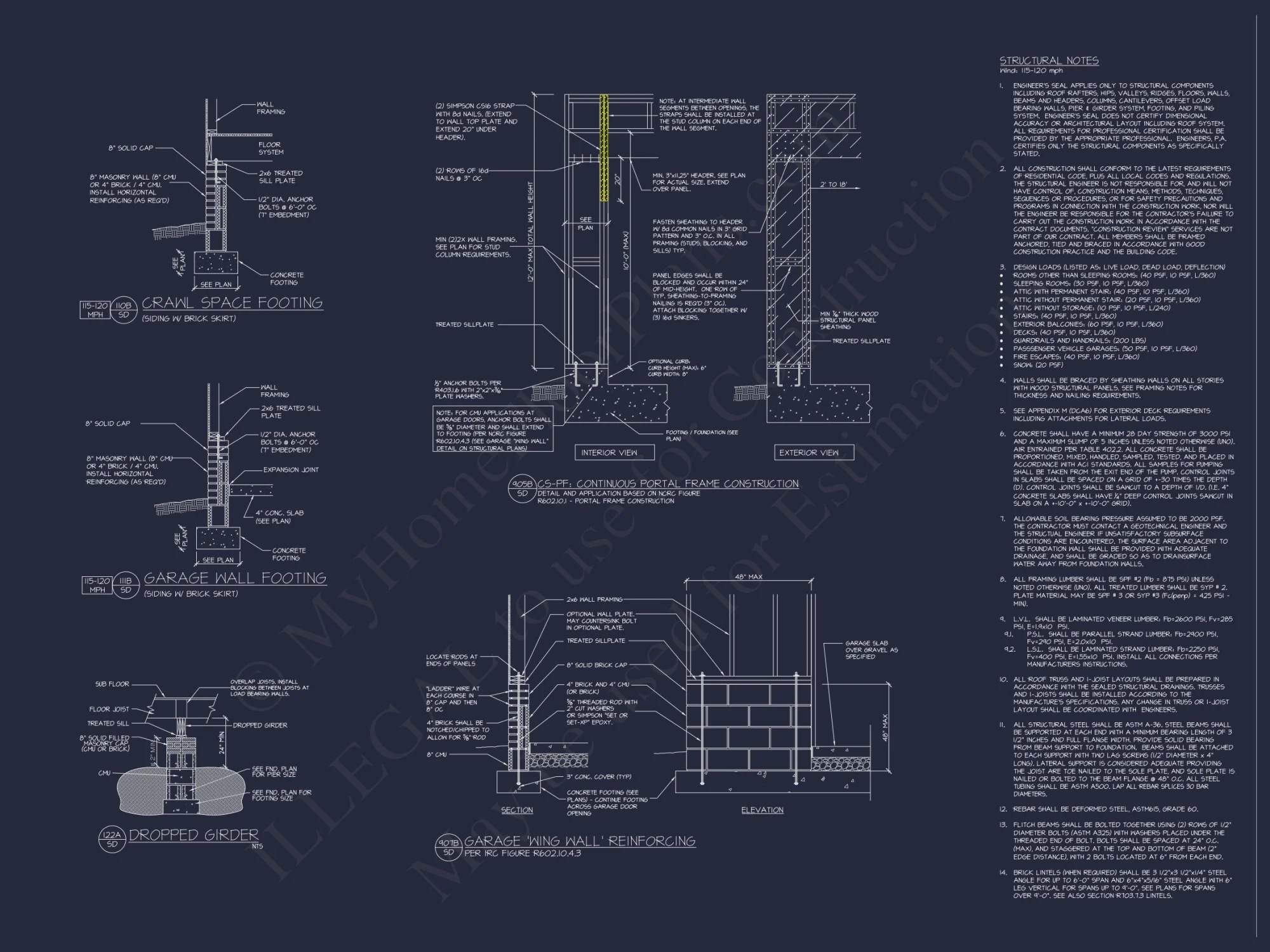 Craftsman Home Plan with 3 Bedrooms, Open Floor Layout, and CAD Blueprint Designs