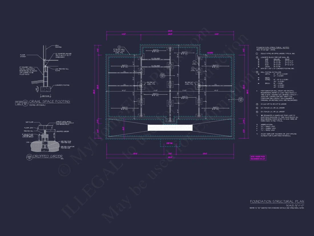1-Story House Plan with CAD Designs and Open Floor Layout