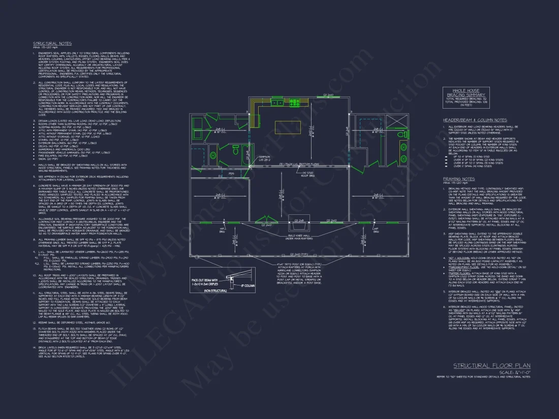 1-Story House Plan with CAD Designs and Open Floor Layout