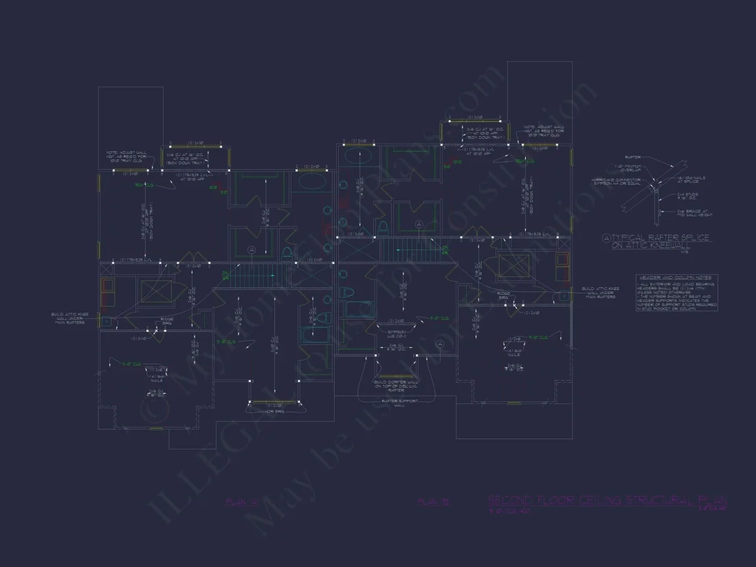 Modern Duplex Home Plan with CAD Blueprints & Flexible Layout