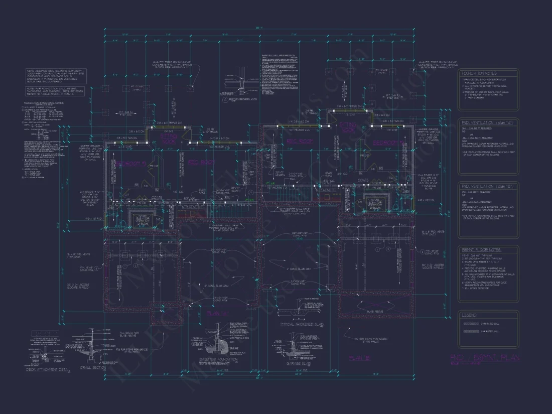Modern Duplex Home Plan with CAD Blueprints & Flexible Layout