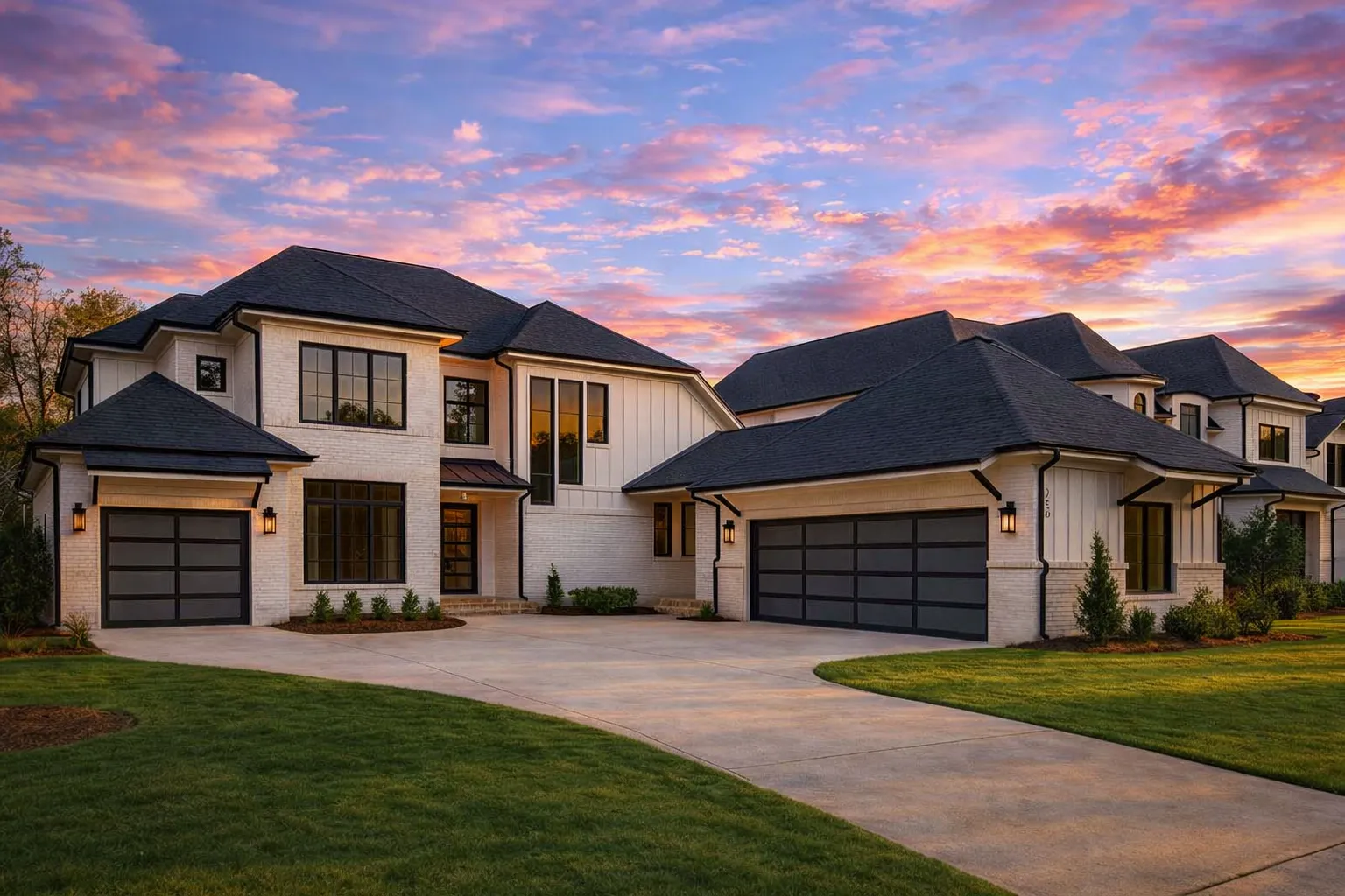 new-american-modern-traditional-brick-stone-home-exterior