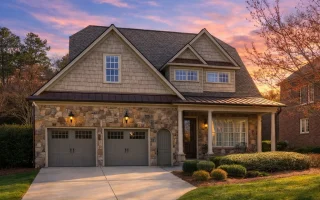 Plan  9-1392 - Carolina Craftsman |  Shingle Style - 4-Bed, 3.5-Bath, 1,942 SF