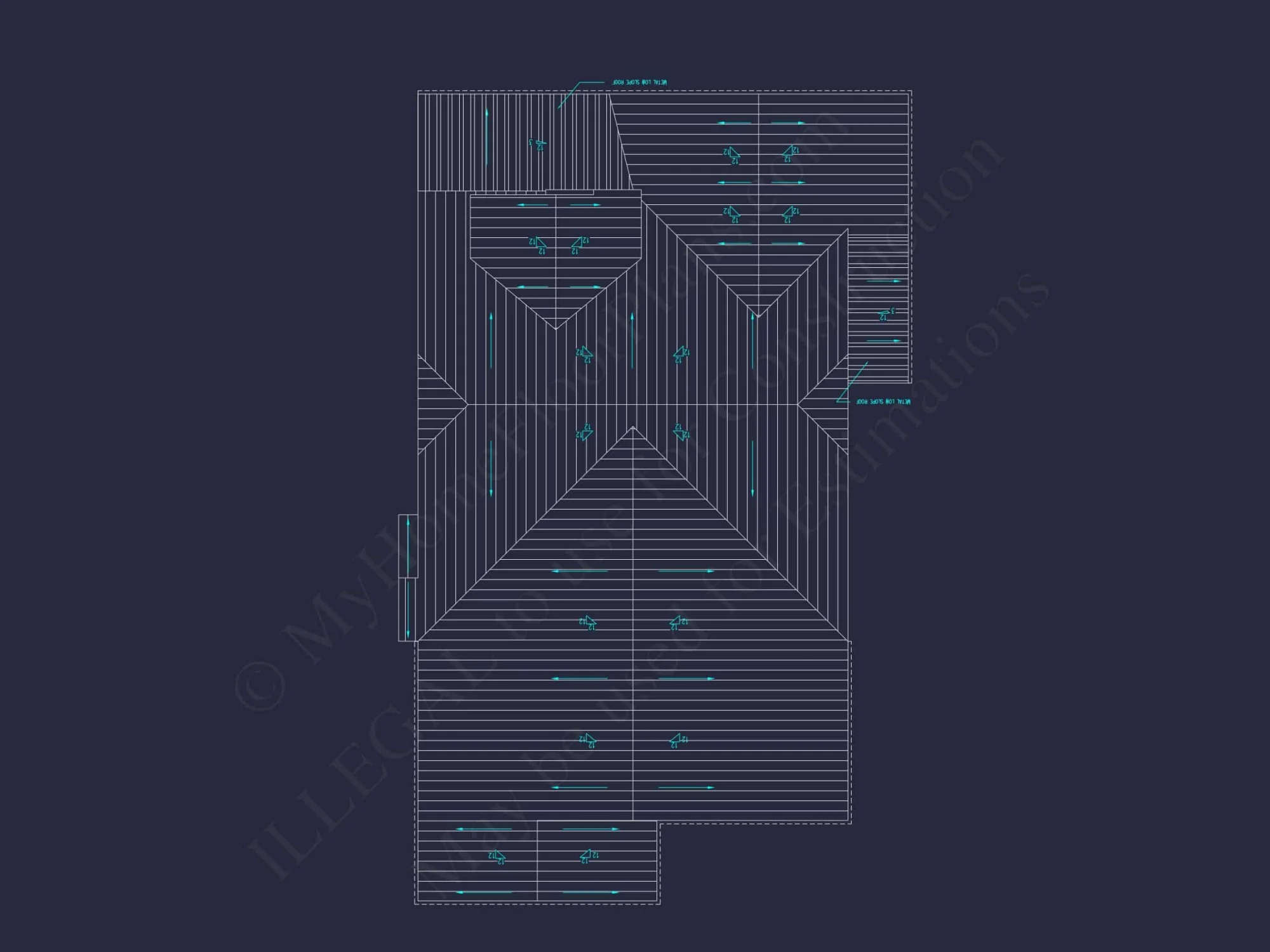 Beautiful 2-Story Home Floor Plan with Vaulted Ceilings & CAD Blueprints