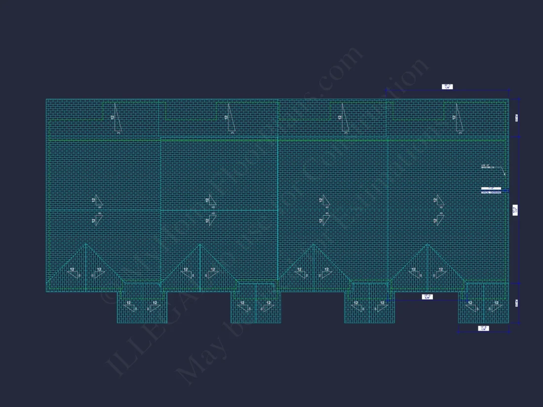 Elegant Townhome Blueprints Featuring Modern Architecture