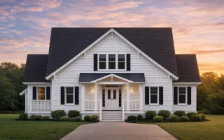 Plan  14-1499 - Hawthorn Brook Manor  | Modern Farmhouse - 3-Bed, 2-Bath, 2,280 SF