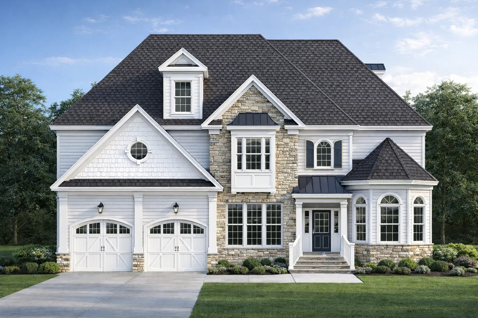 Southwestern House Plans 3 Modern Suburban Home Plan with 4 Beds and Open Floor Plans