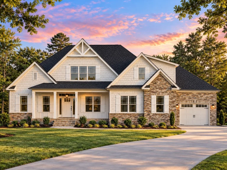House Plans with Fireplace 7 Modern Craftsman Home Plan with 4 Beds & 2-Story CAD Design