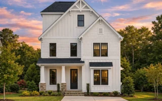 Plan  13-2032 - Linden Valley Cabin  | Traditional Colonial - 4-Bed, 3.5-Bath, 3,145 SF