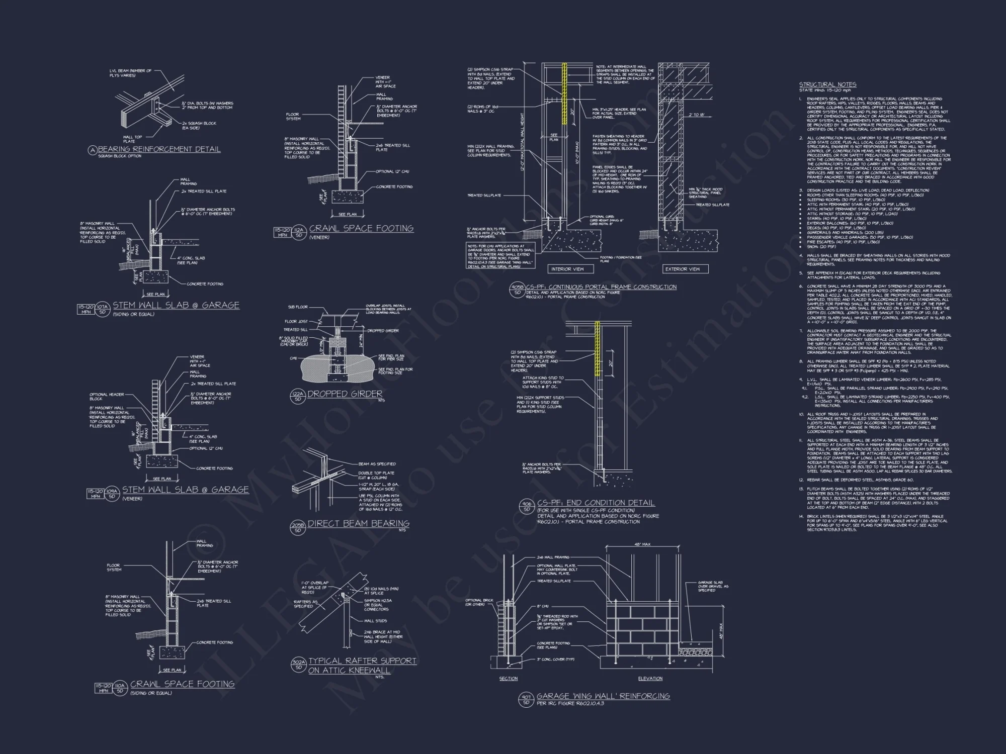 Charming 1-Story House Plan with Craftsman Design & CAD Blueprints