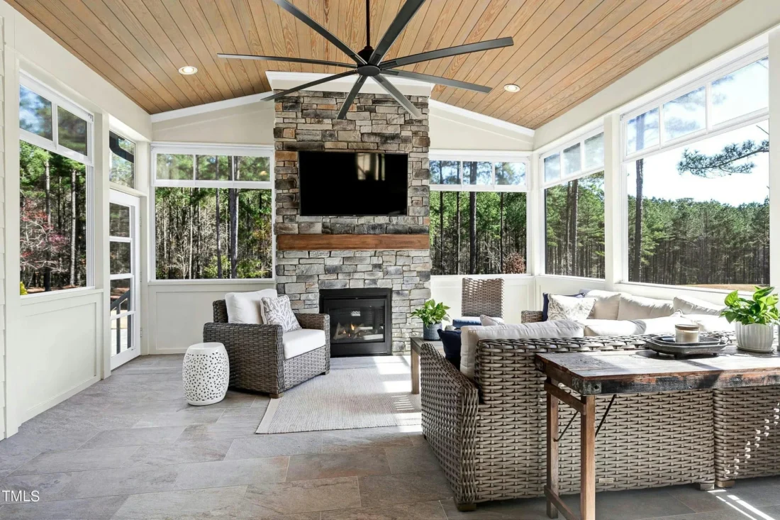 Traditional Home Plan with Open Floor Layout, 4 Bedrooms & CAD Blueprints