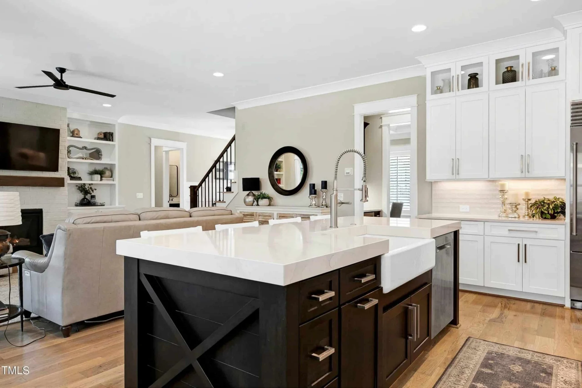 Traditional Home Plan with Open Floor Layout, 4 Bedrooms & CAD Blueprints