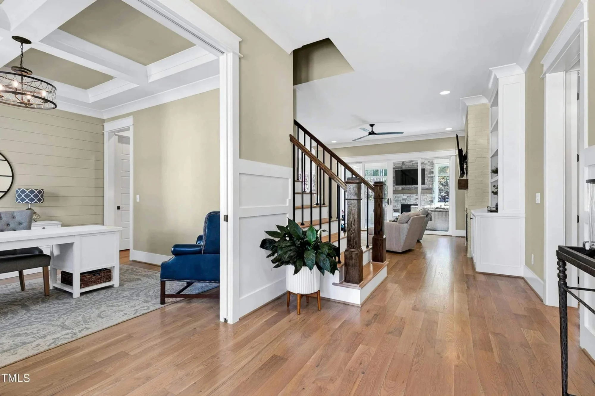 Traditional Home Plan with Open Floor Layout, 4 Bedrooms & CAD Blueprints