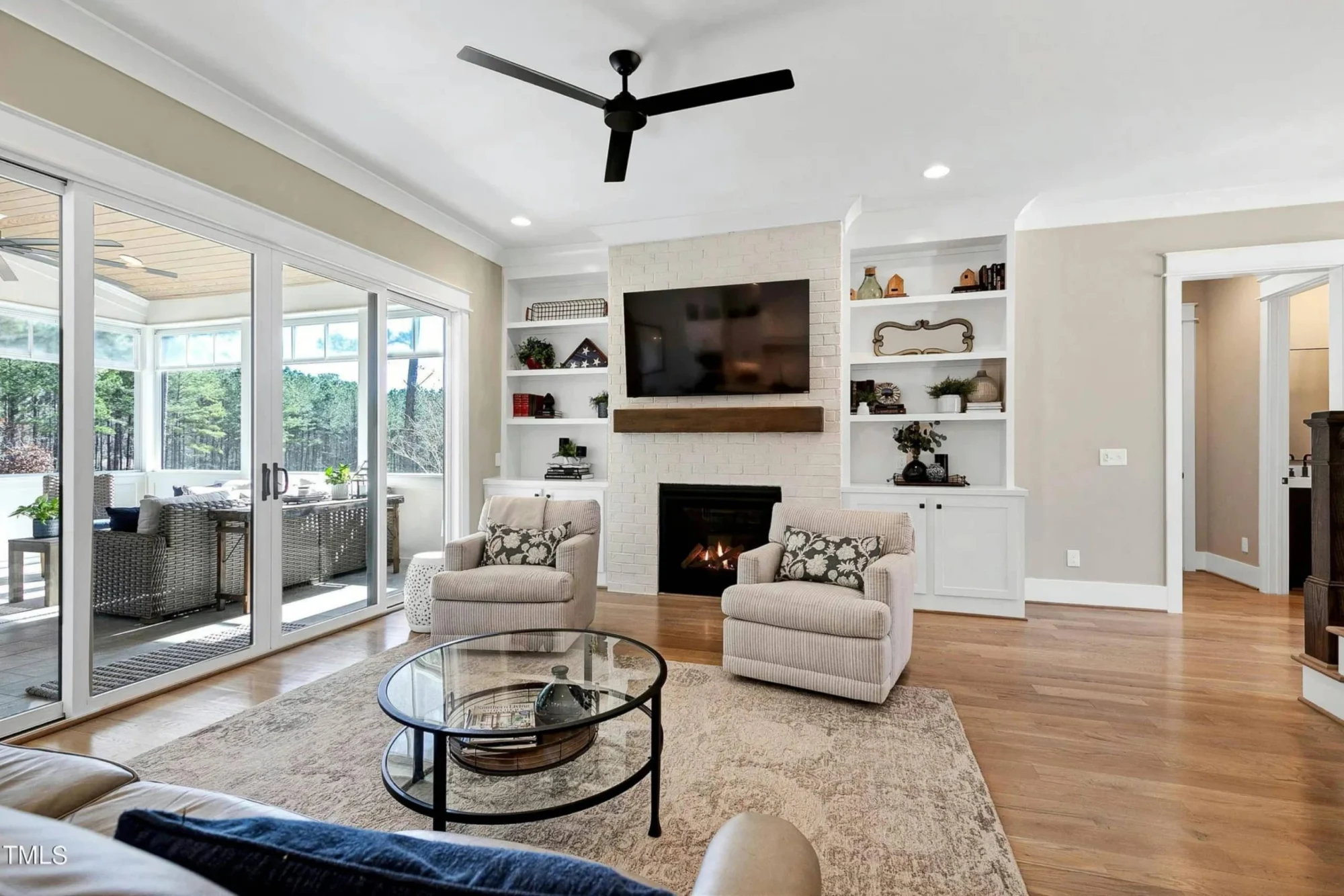 Traditional Home Plan with Open Floor Layout, 4 Bedrooms & CAD Blueprints