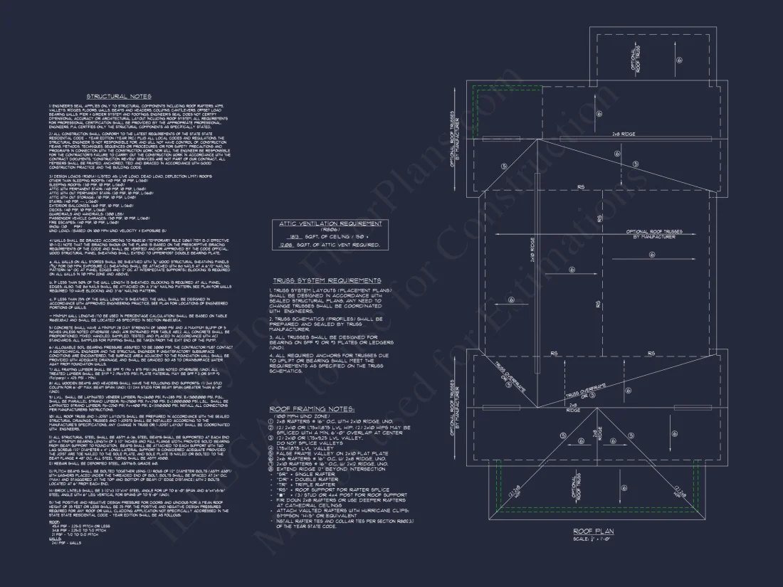 Traditional Ranch Home Plan with 3 Beds, CAD Blueprints & Design