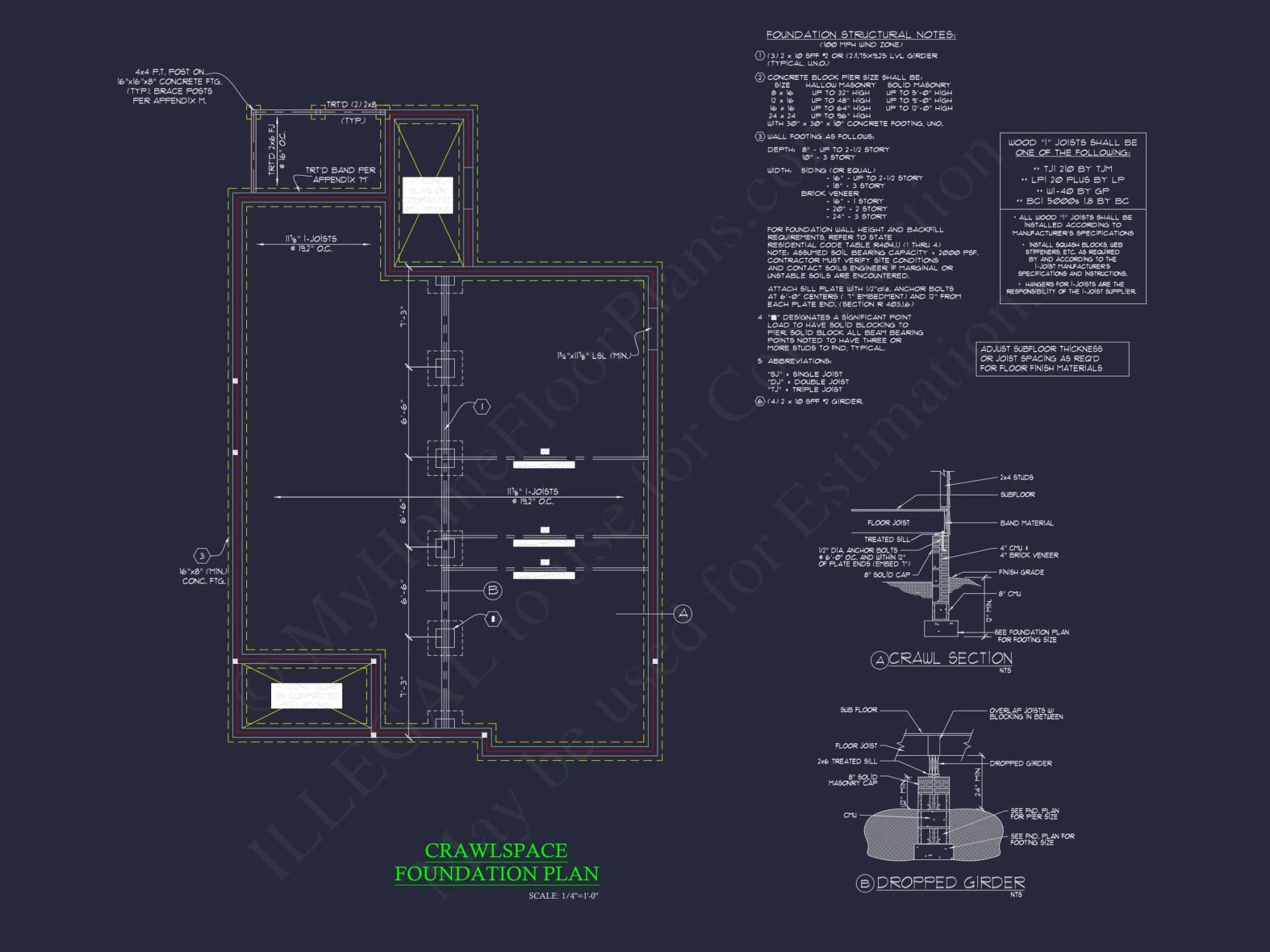 Stylish Home Blueprint: Bungalow Floor Plan Design with CAD