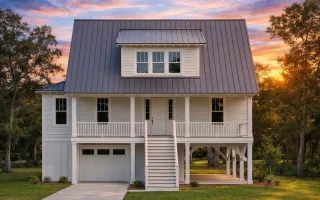 Plan  16-1093 - Perez Meadow |  Coastal Traditional - 3-Bed, 3.5-Bath, 2,130 SF
