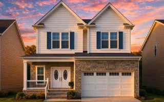 Plan  19-1014 - Mitchell Crossing |  Traditional Suburban - 6-Bed, 3.5-Bath, 4,367 SF