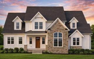 Plan  10-1400 - The Coleraine |  Modern Farmhouse - 3-Bed, 3.5-Bath, 3,134 SF