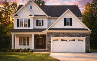 Plan  13-1829A - Magnolia Valley Farm  | New American - 4-Bed, 4-Bath, 2,848 SF