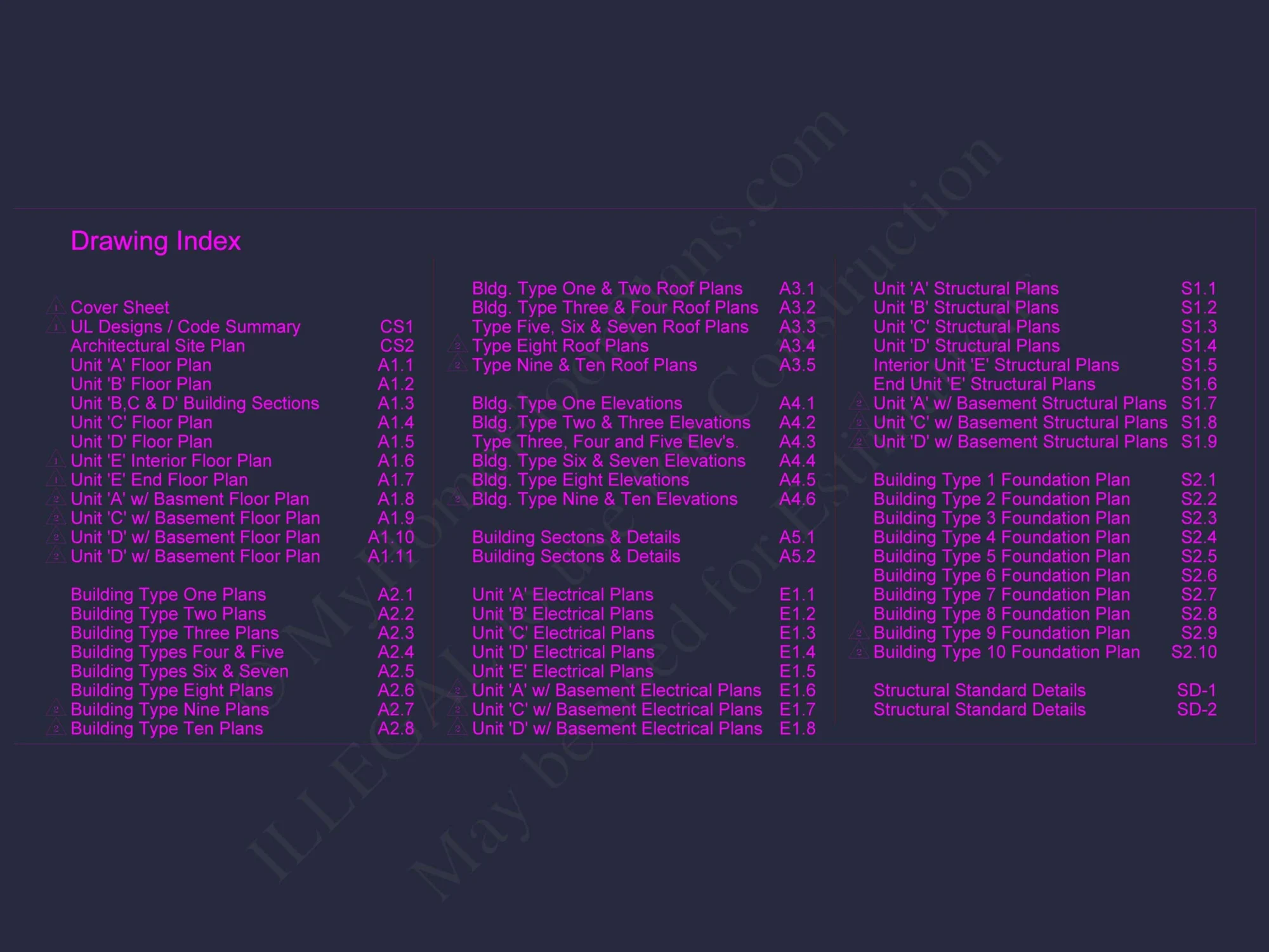 8-1930-7 TOWNHOME PLAN