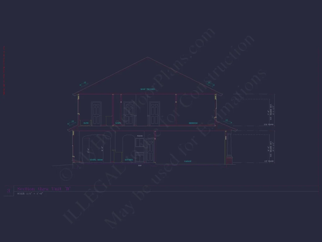 Modern Craftsman Townhome Plan with 3 Bedrooms & Open Layout