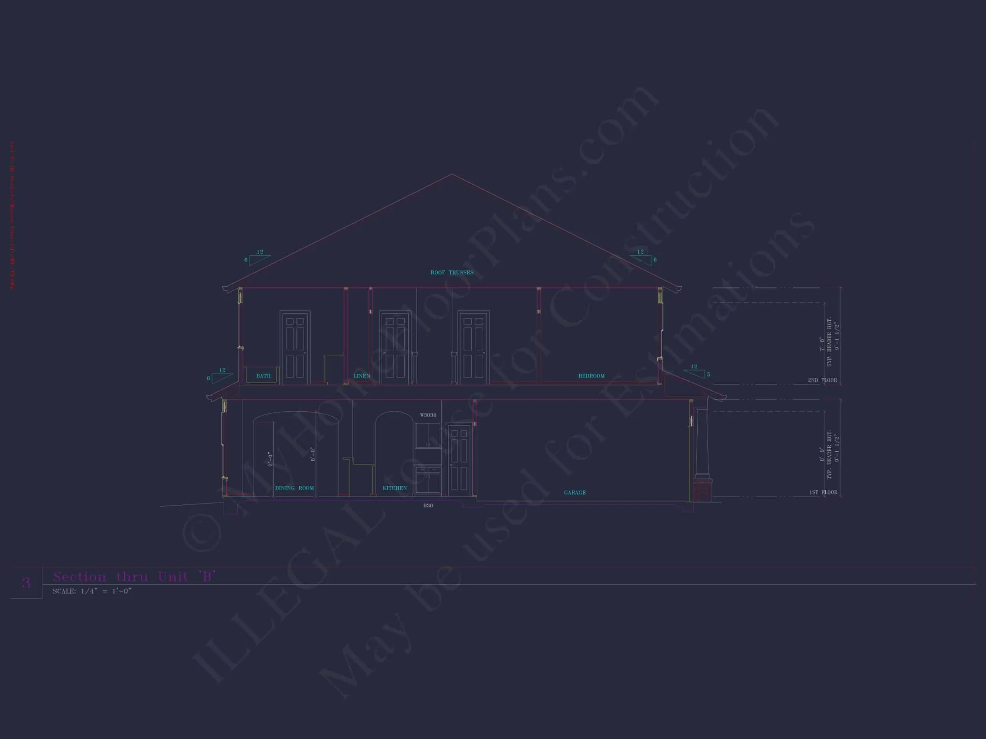 Modern Craftsman Townhome Plan with 3 Bedrooms & Open Layout