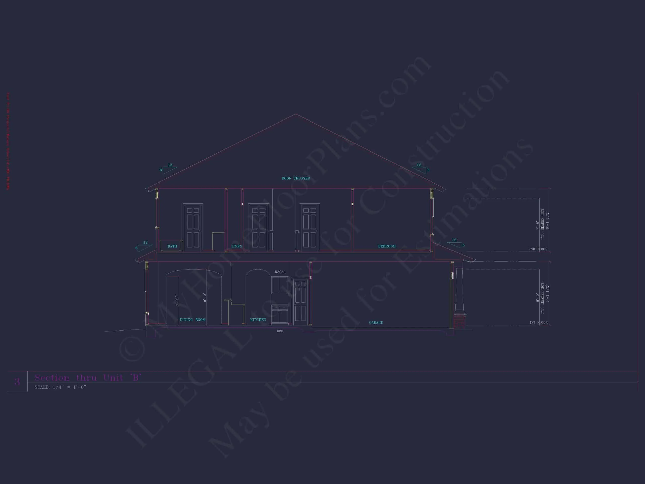 Modern Craftsman Townhome Plan with 3 Bedrooms & Open Layout