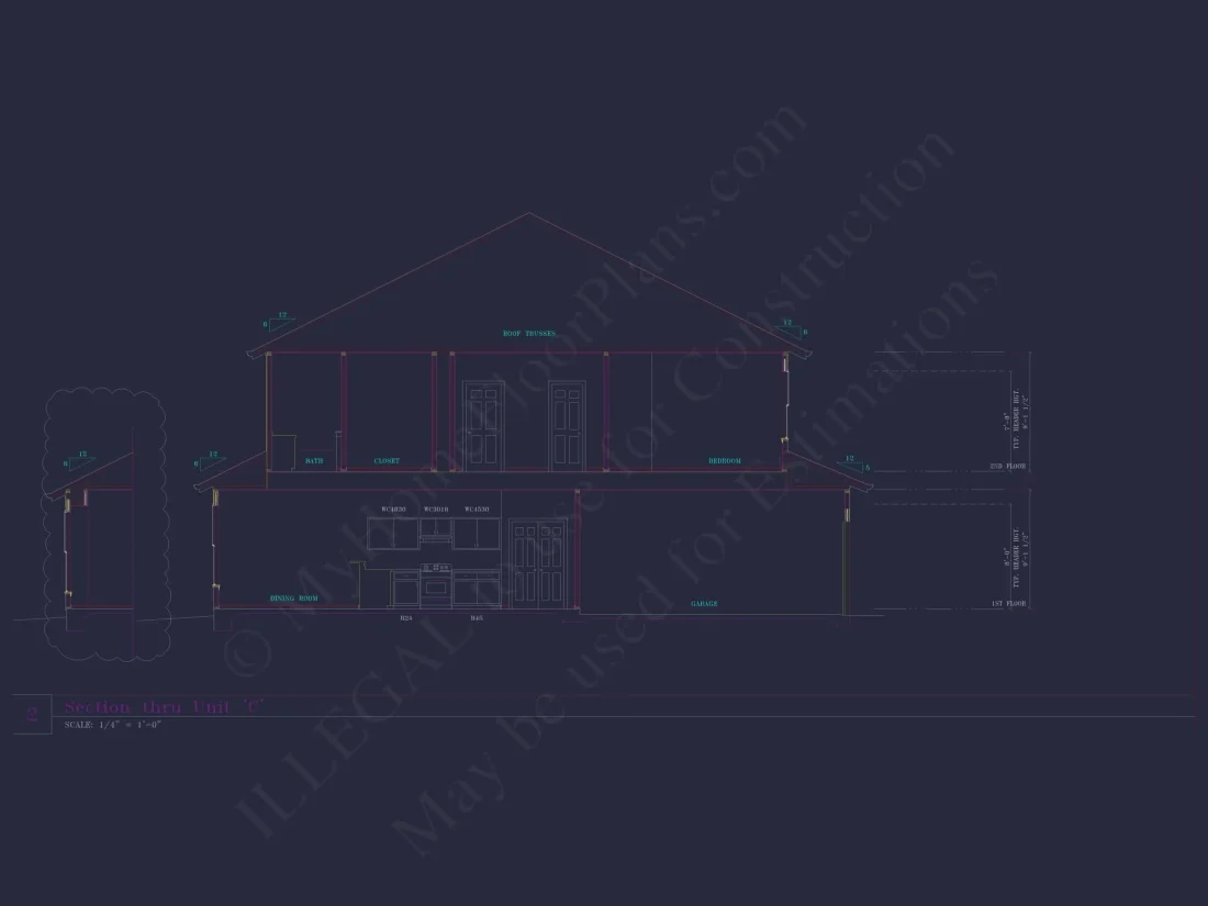 Modern Craftsman Townhome Plan with 3 Bedrooms & Open Layout