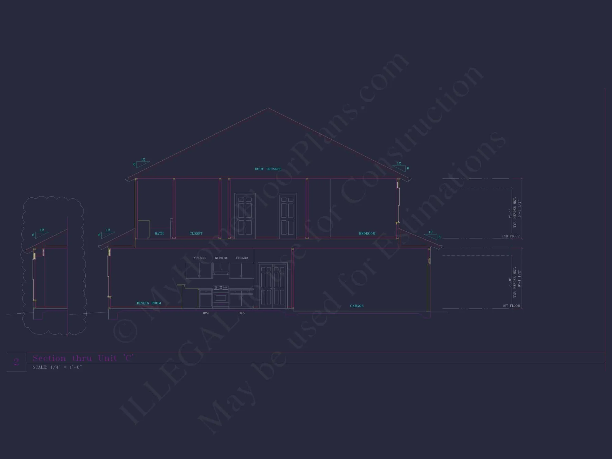 Modern Craftsman Townhome Plan with 3 Bedrooms & Open Layout