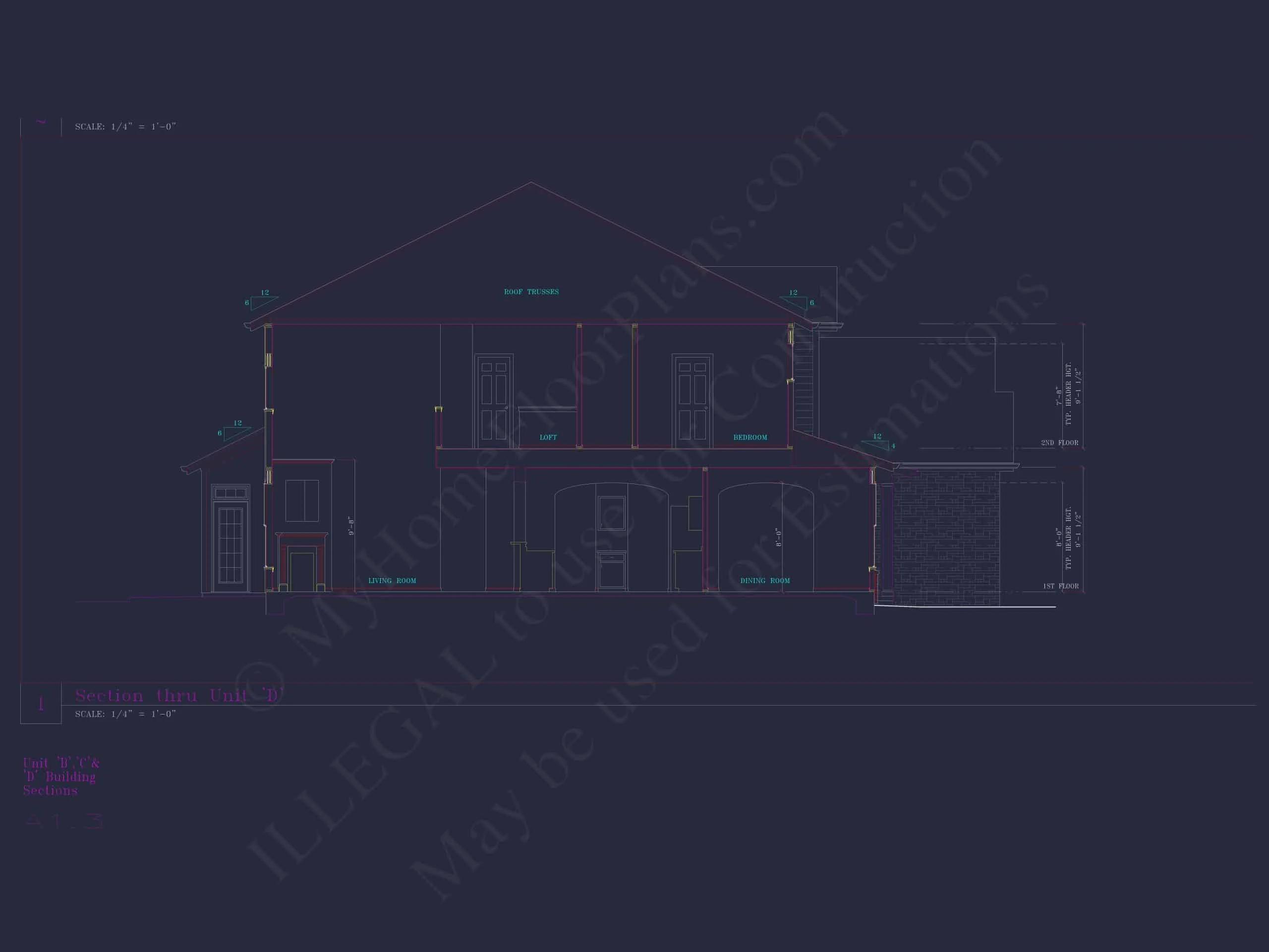Modern Craftsman Townhome Plan with 3 Bedrooms & Open Layout