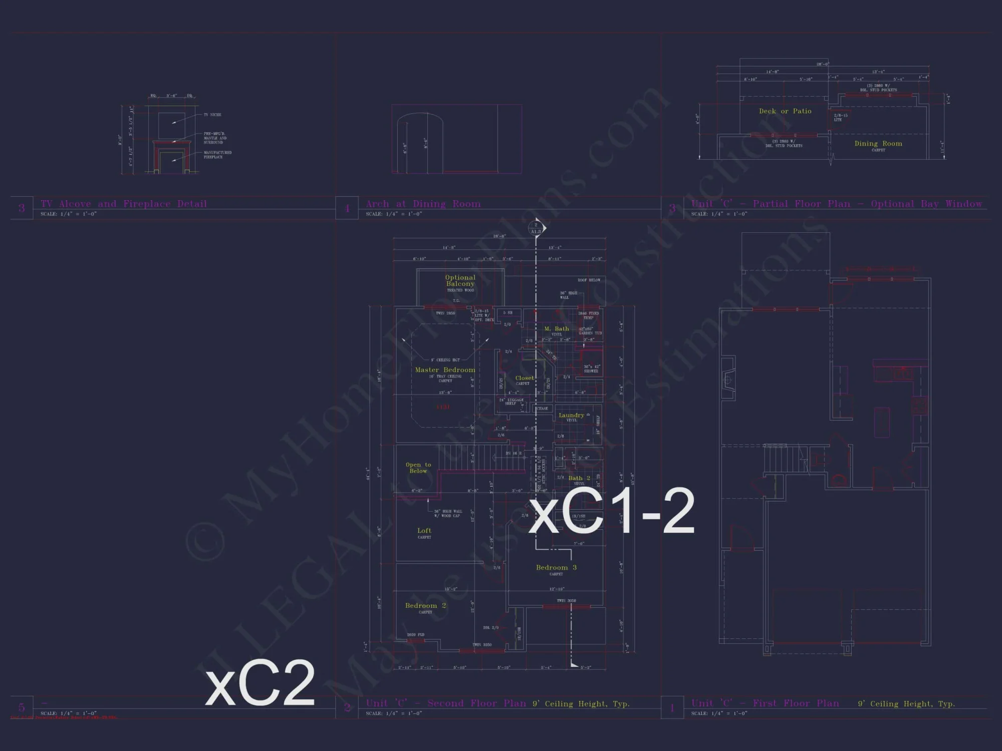 Modern Craftsman Townhome Plan with 3 Bedrooms & Open Layout